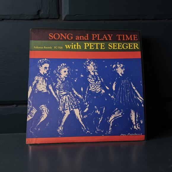 PETE SEEGER LP SONG AND PLAY TIME ( WITH LYRICS ) - Picture 1 of 4